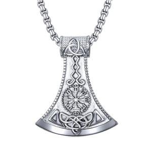 Viking Axe Necklace in 925 Sterling Silver