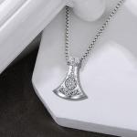 Viking Axe Necklace in 925 Sterling Silver