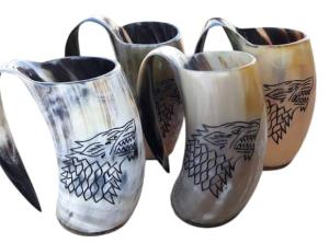 AnNafi® Viking Drinking Horn Set of 4