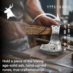 Viking Bearded Axes with Ash Wood Shafts