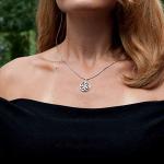 Sterling Silver Viking Thunder Cross Necklace