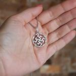 Sterling Silver Viking Thunder Cross Necklace