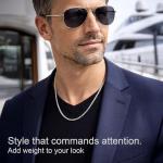 Sterling Silver Byzantine Chain Necklace for All Sizes