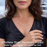 Sterling Silver Byzantine Chain Necklace for All Sizes