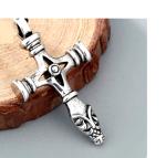 Celtic Nordic Warrior Pendant Necklace for Men