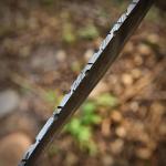 Damascus Steel Viking Knife with Curved Blade