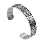 Viking Silver Falcon Cuff Bracelet