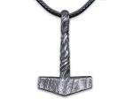 Thor's Hammer Necklace - 925 Sterling Silver Pendant