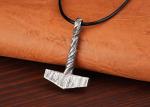 Thor's Hammer Necklace - 925 Sterling Silver Pendant
