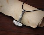 Thor's Hammer Necklace - 925 Sterling Silver Pendant