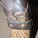 Custom Viking Battle Axe with Leather Sheath