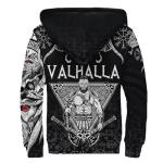 3D Printed Viking Runes Hooded Jacket