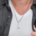 Viking Axe Pendant Necklace in Sterling Silver
