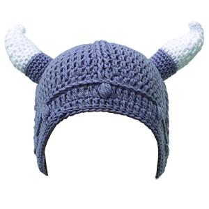 Viking Horned Beanie Hat for Adventurers