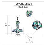 Mjolnir Hammer Necklace - Nordic Viking Jewelry