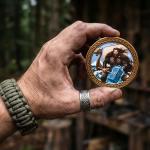 Viking Challenge Coin - Thor and Odin's Ravens