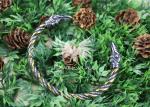 Odin's Ravens Viking Torque Bracelet