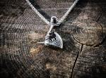 Northstar Viking Axe Necklace with Silver Pendant