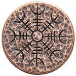 Helm of Awe Copper Amulet Coin