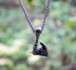 Northstar Viking Axe Necklace with Silver Pendant