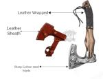Viking Bearded Axe with Sheath - Perfect Gift