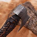 Personalized Damascus Steel Viking Camping Tomahawk Axe