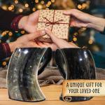 Authentic Viking Drinking Horn Mug - 50oz