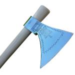 Custom Fleur Design Throwing Axe for Viking Competitions