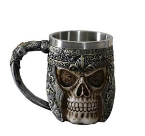 Viking Skull Coffee Mug - Perfect Gift for Men