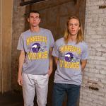 Minnesota Vikings Team Helmet Fan T-Shirt