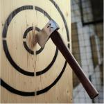 Viking Bushcraft Hatchet with Leather Sheath