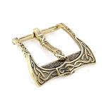 Viking Axe Solid Brass Belt Buckle
