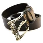 Viking Axe Solid Brass Belt Buckle