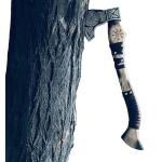 Dark Warrior Aegishjalmr Viking Axe with Sheath