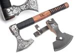 19-Inch Viking Axe with Leather Sheath
