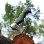 Custom Black Viking Tomahawk Axe for Outdoor Fun