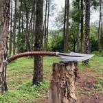 Custom Carbon Steel Viking Cutting Blade - 34 Inches