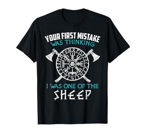 First Mistake Viking Norse Graphic T-Shirt