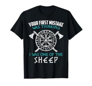 First Mistake Viking Norse Graphic T-Shirt