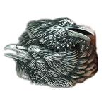Viking Stainless Steel Raven Ring for Men