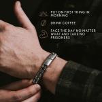 Veteran Support Bracelet with Dog Link Design