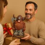 Viking Gnome Figurine - Nordic Warrior Statue