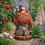 Viking Gnome Figurine - Nordic Warrior Statue