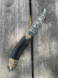 Sturdy Viking Knife with Stainless Steel Blade