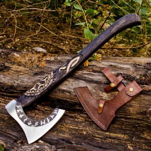 Handmade Carbon Steel Viking Tomahawk Axe