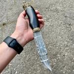 Sturdy Viking Knife with Stainless Steel Blade