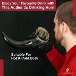 Germanic Ceremonial Drinking Horn for Feasting