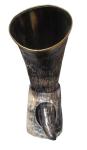 Viking Drinking Horn with Stand and Holder