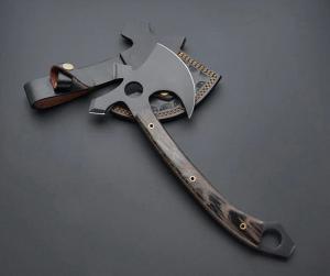 Personalized Viking Battle Axe with Sheath