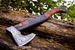 Personalized Hand-Forged Carbon Steel Viking Throwing Axe
